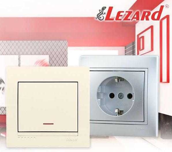 Розетки, вимикачі, електротовари SCHNEIDER, HAGER, BERKER, LEZARD, JUN