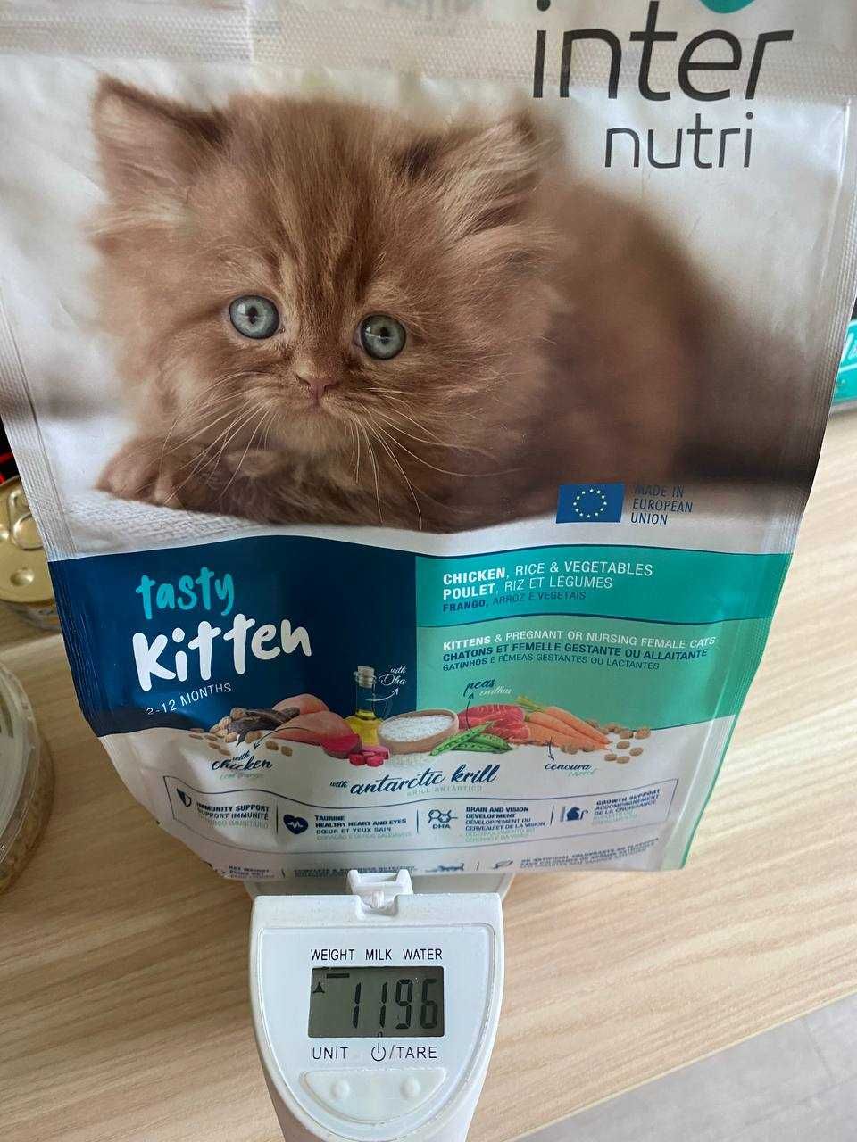 Сухий корм для кошенят та вагітних кішок Internutri Tasty Kitten