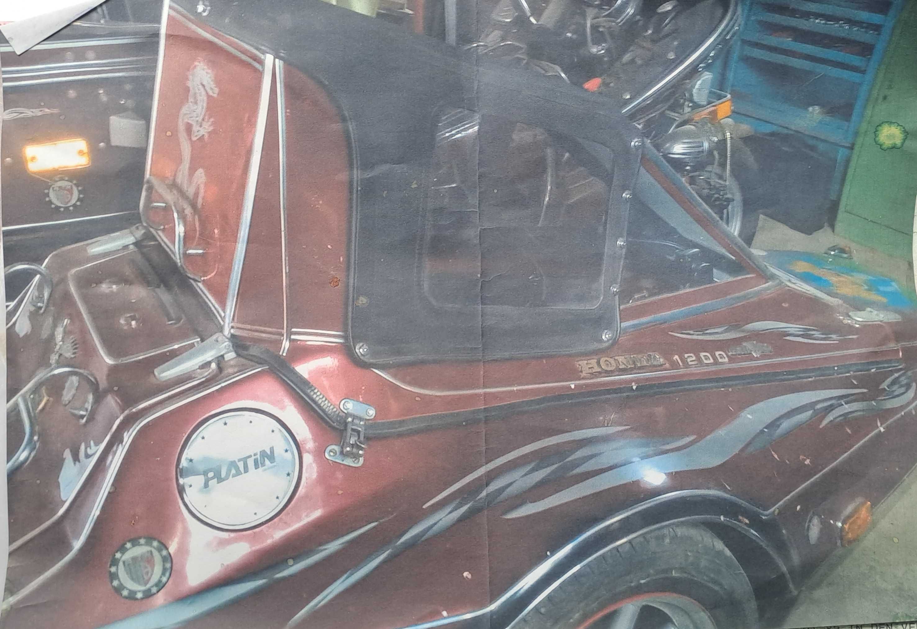 Honda Goldwing GL1200 2 szt z wózkiem bocznym koszem jedyny w Europie