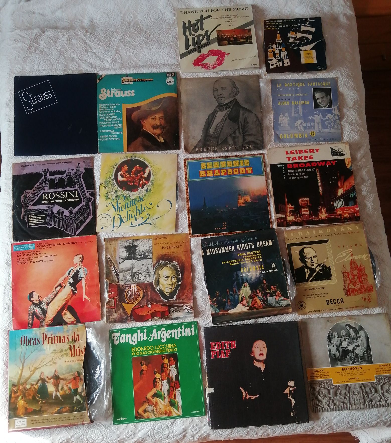 Vários discos de Vinil Originais anos 50, 60, 70 e 80