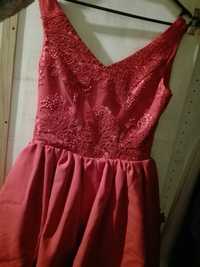 Czerwona sukienka, rozmiar s