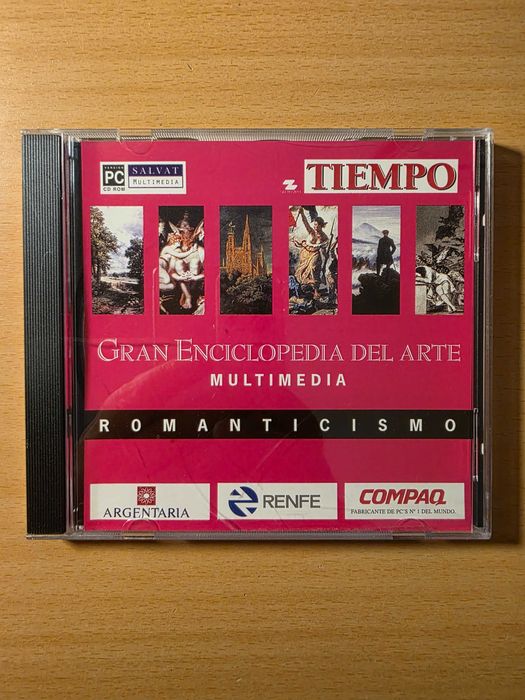 "Gran Enciclopedia del Arte Multimedia" em CD-ROM