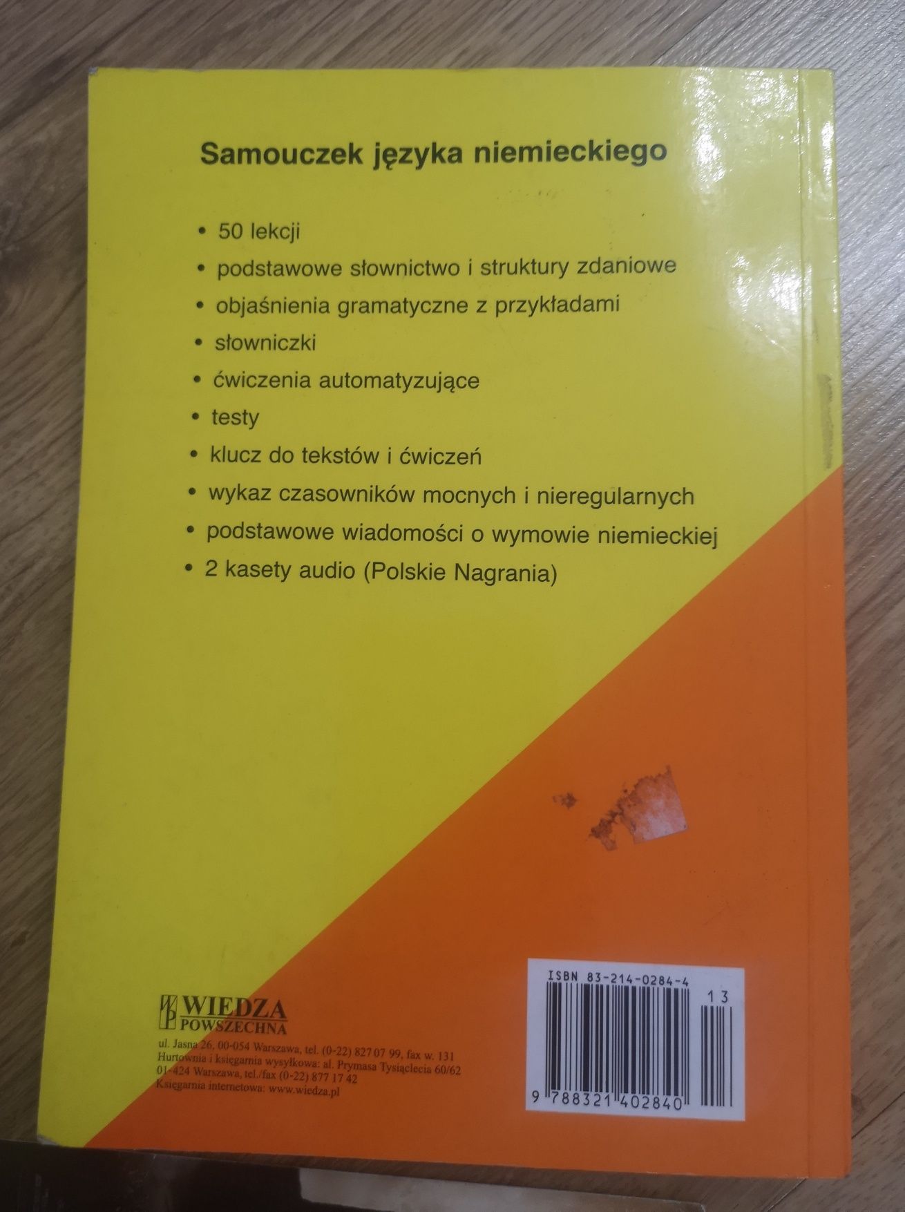 Samouczek języka niemieckiego kurs wstępny książka