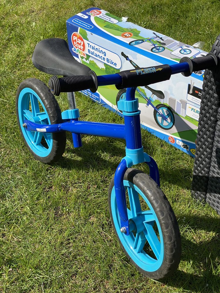 Playtive rowerek biegowy chłopięcy Lidl karton