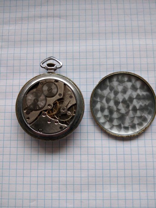 Антикварные карманные  часы Lanko Швейцария 15 камней