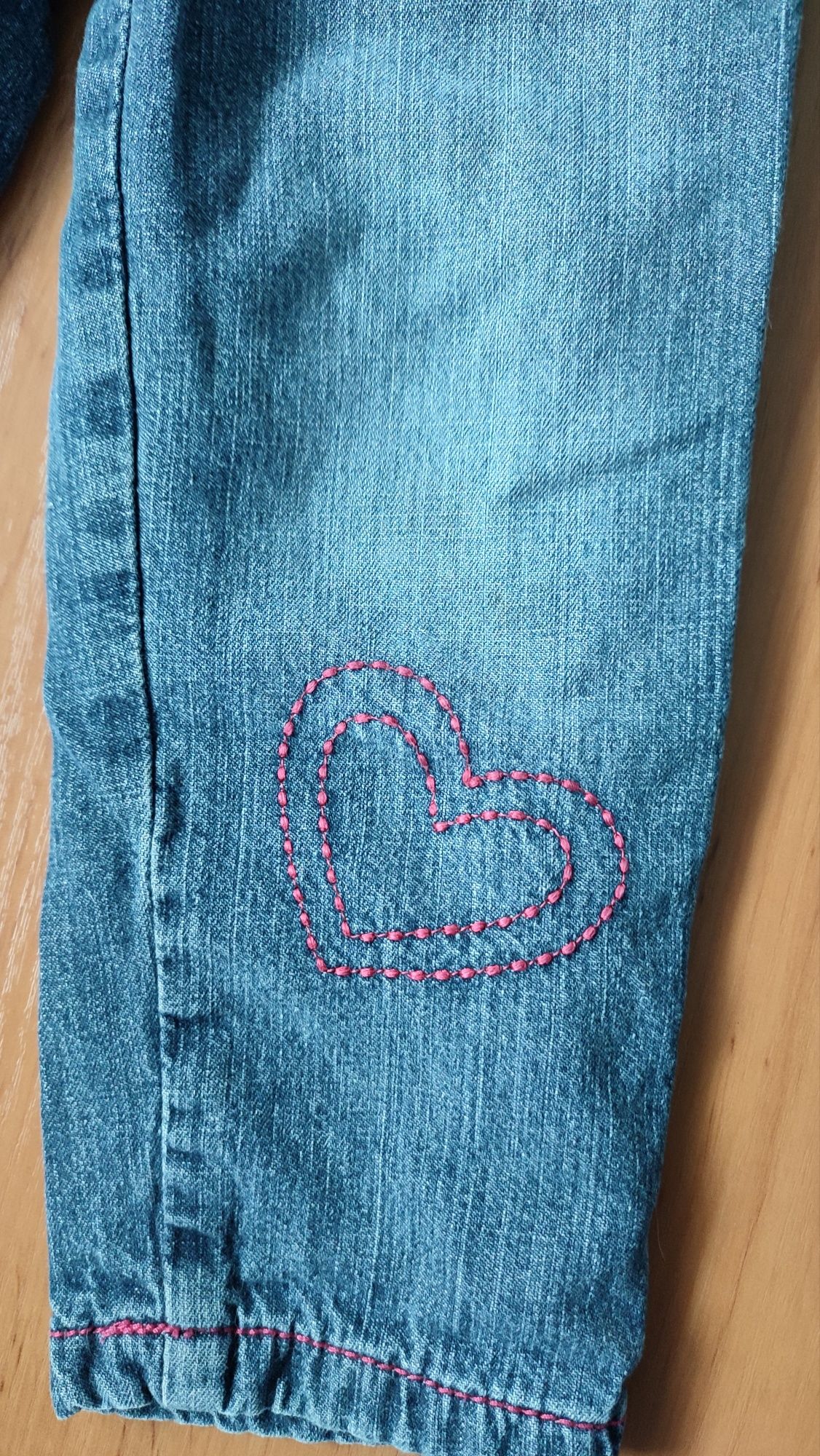 Early Days Ocieplane spodnie jeansy dla dziewczynki r.74