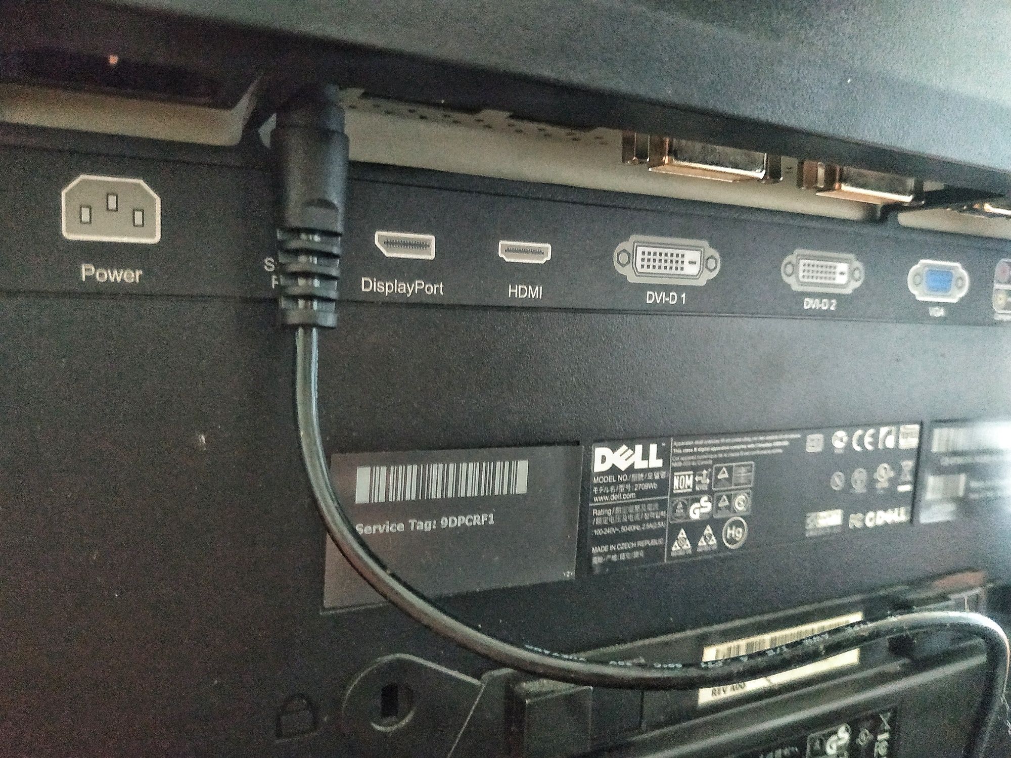 Monitor Dell 27" z soundbarem