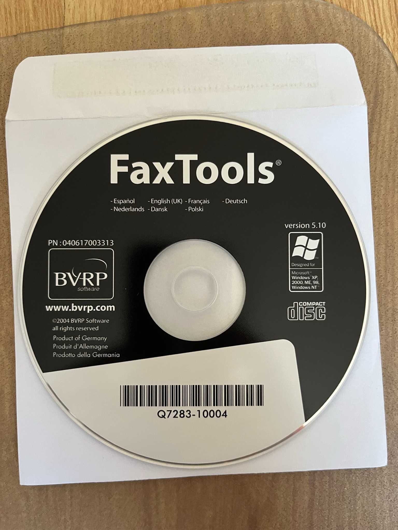 FaxTools płyta CD