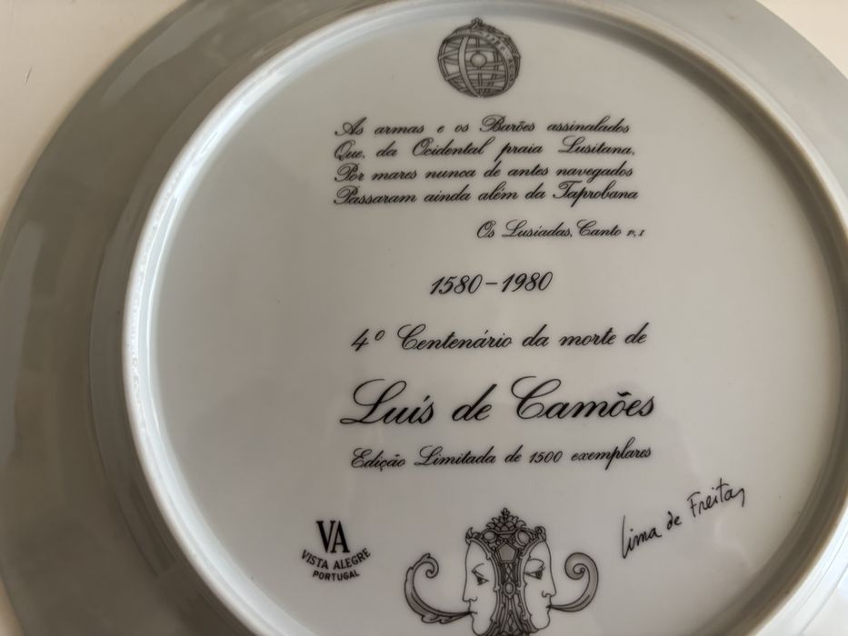Coleçao de pratos Luís de Camões - Vista Alegre