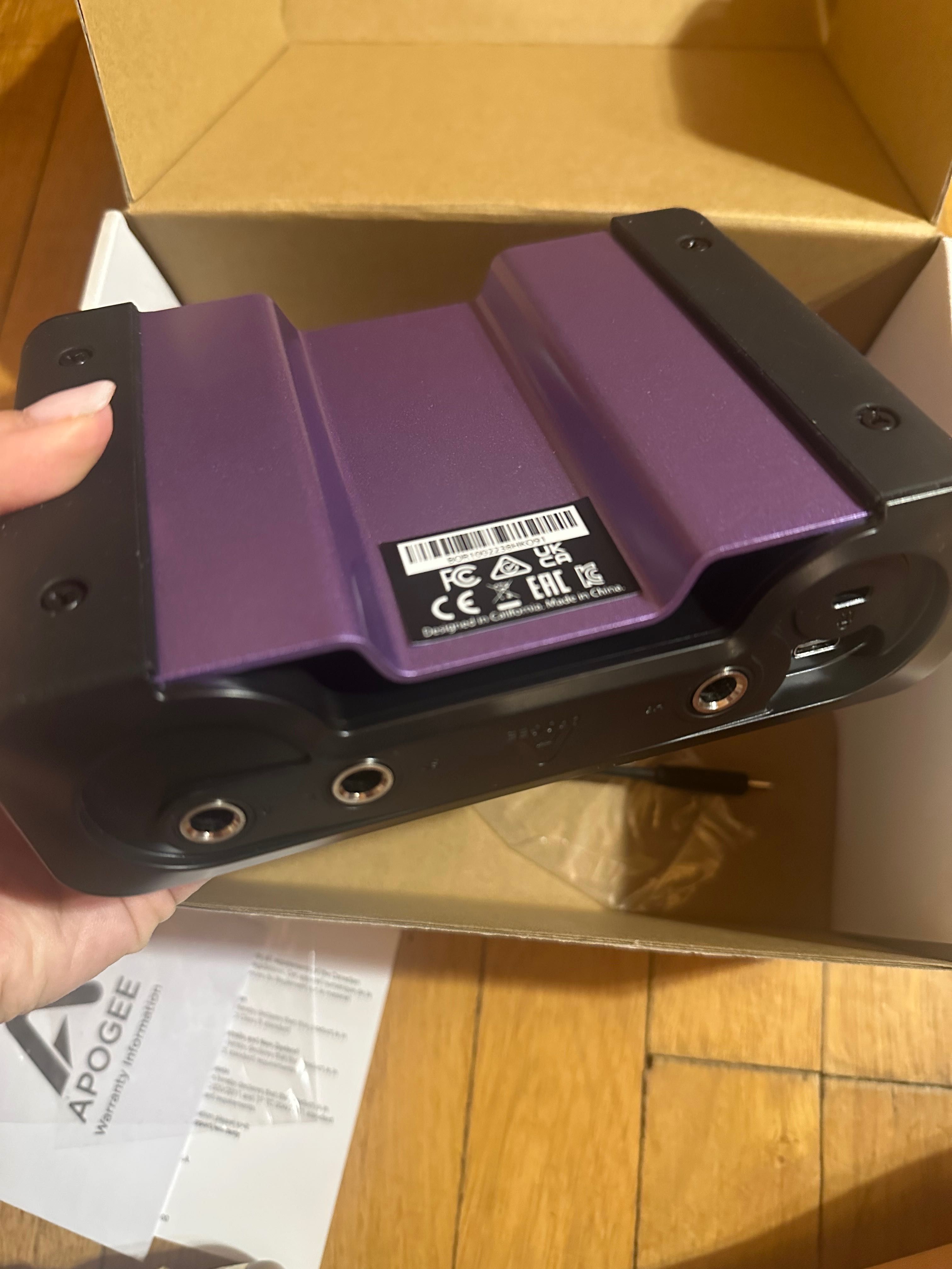 APOGEE BOOM Interfejs audio XLR USB C/A DSP 2 IN x2 OUT