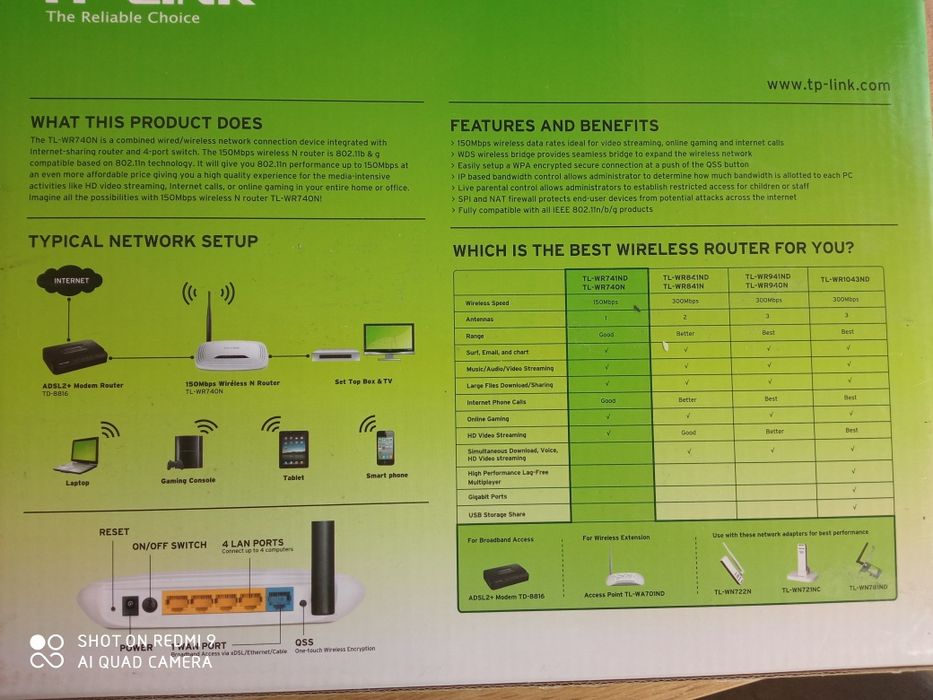 Router wi-fi TP-link