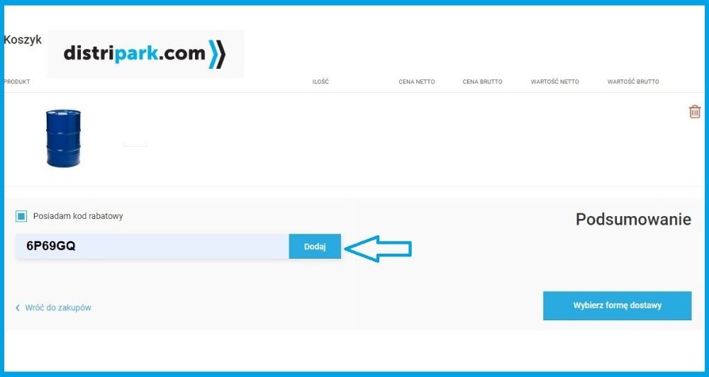 Podchloryn sodowy / chloran sodu 15% NaOCl roztwór wodny BP 1000 kg