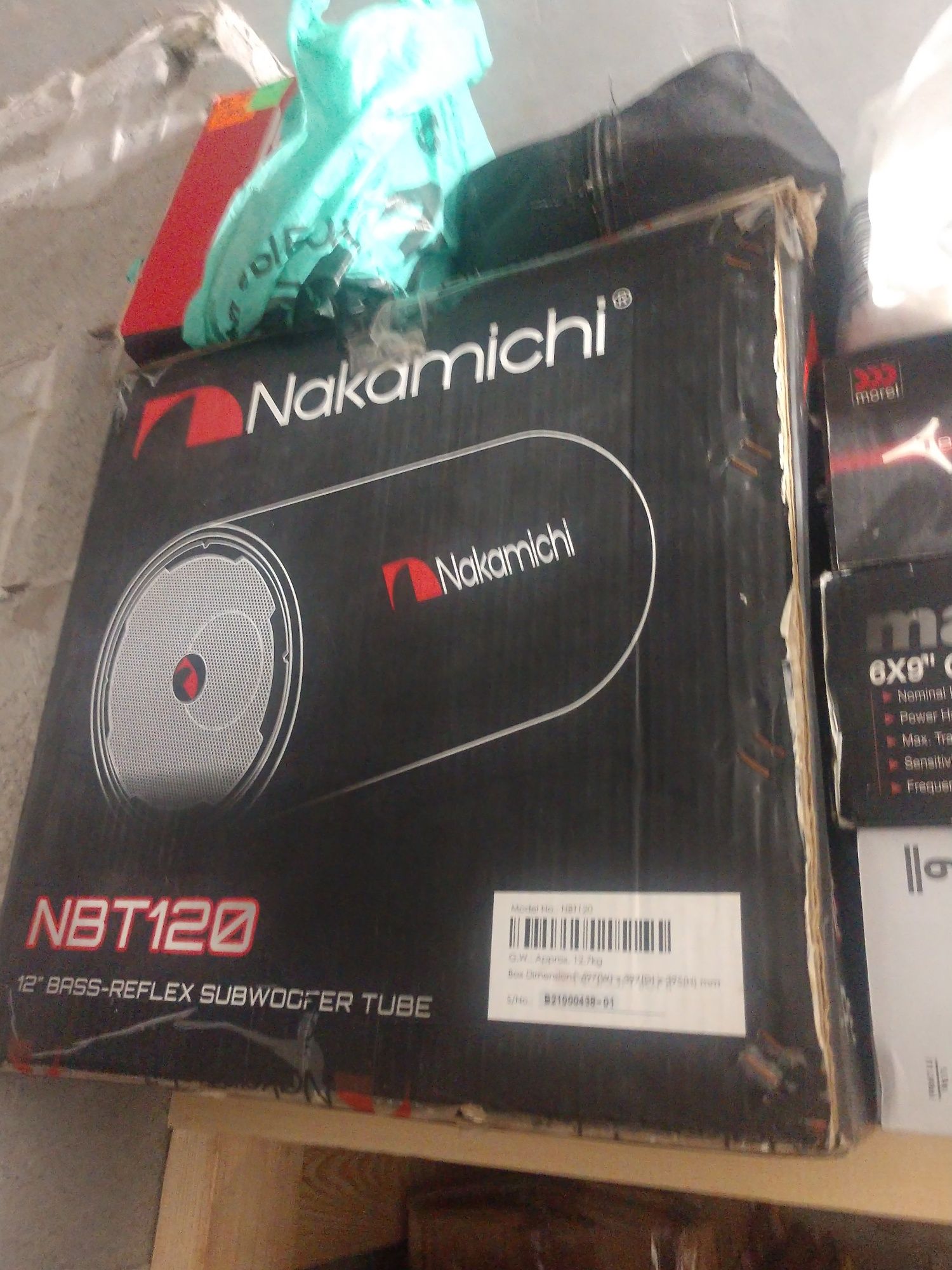 Nakamichi nbt 120 пасивний сабвуфер 12"