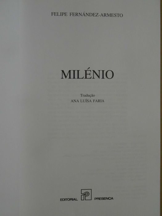 Milénio de Felipe Fernández-Armesto - 1ª Edição