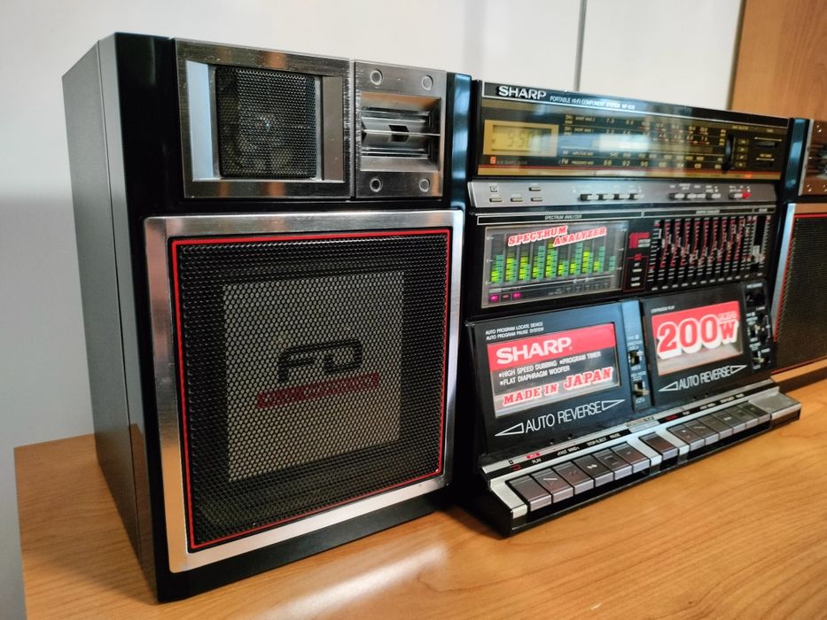 Super Sharp Wf939, radiomagnetofon, boombox, p.sprawny.