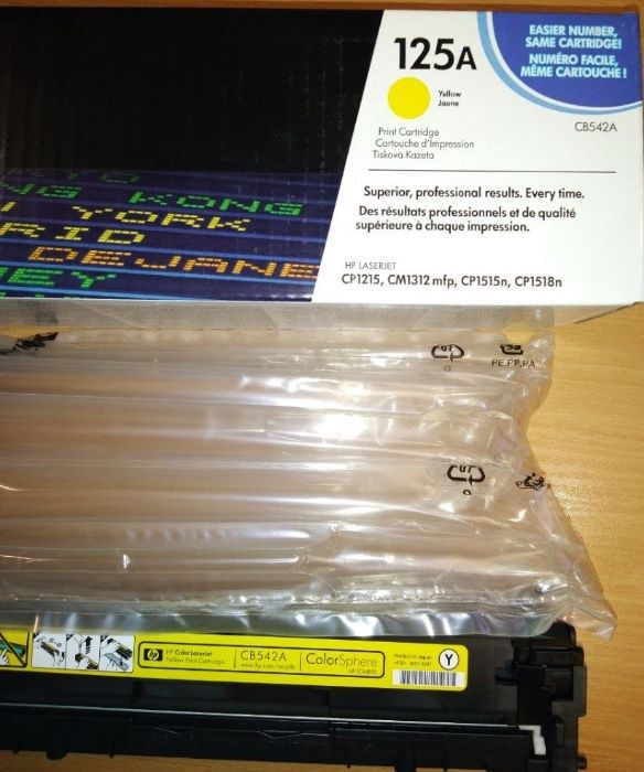 Картридж CB542A для HP CM1312 CM1312nfi CP1215 CP1515n