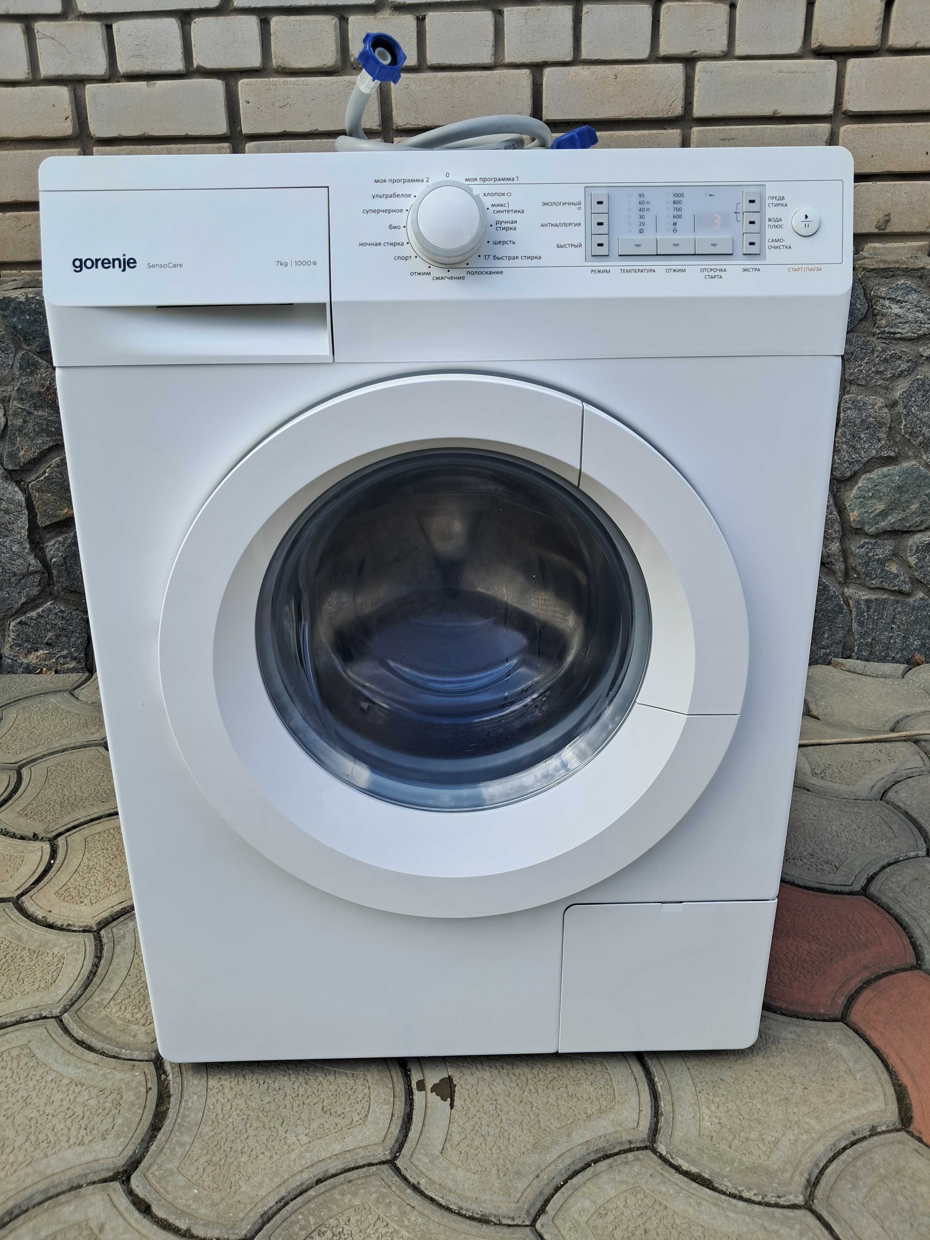стиральная машина gorenje на 7кг как новая