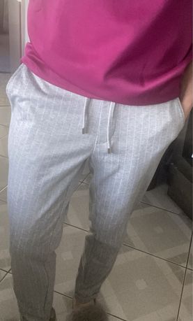 Mohito 36,luźne spodnie z kieszeniami,wiązane