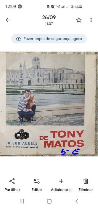 Discos em vinil  LP's e Singles