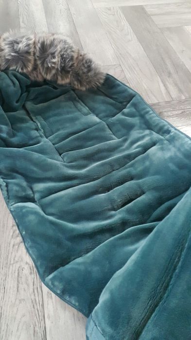 Śpiwór do wózka, na sanki futerko