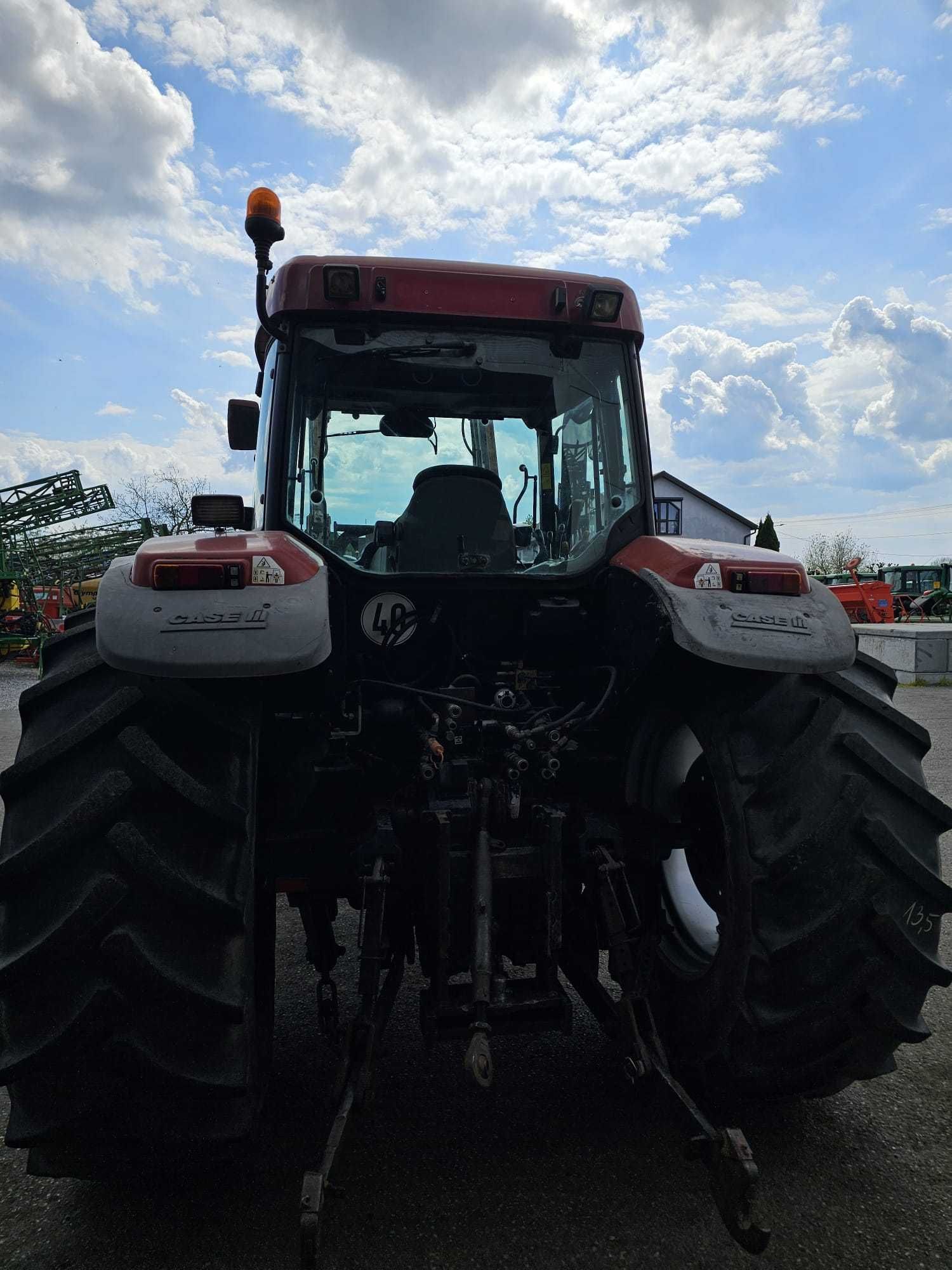 Case MX 120 Maxxum 6 cylindrów z Ładowaczem Faucheux , przedni TUZ