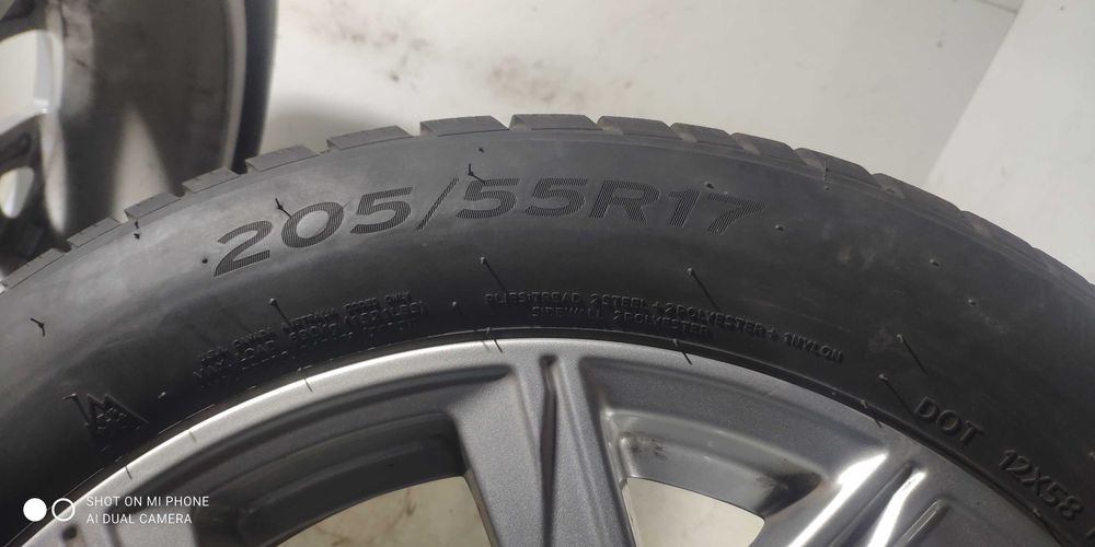 Koła opony felgi 205/55R17 AUDI zimowe 5x100 komplet alusy 4szt T-CROS