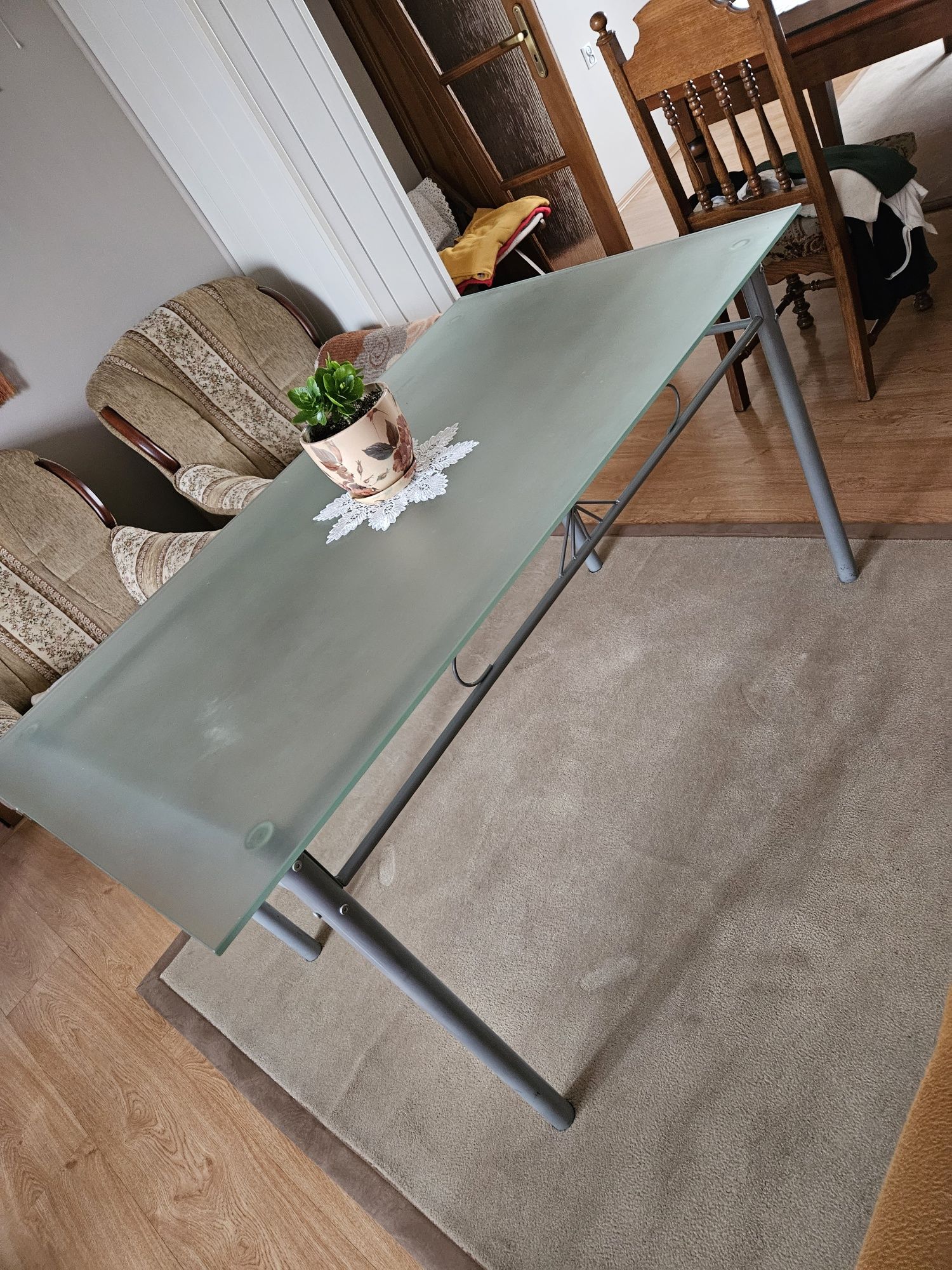 Stol szklany 140x80