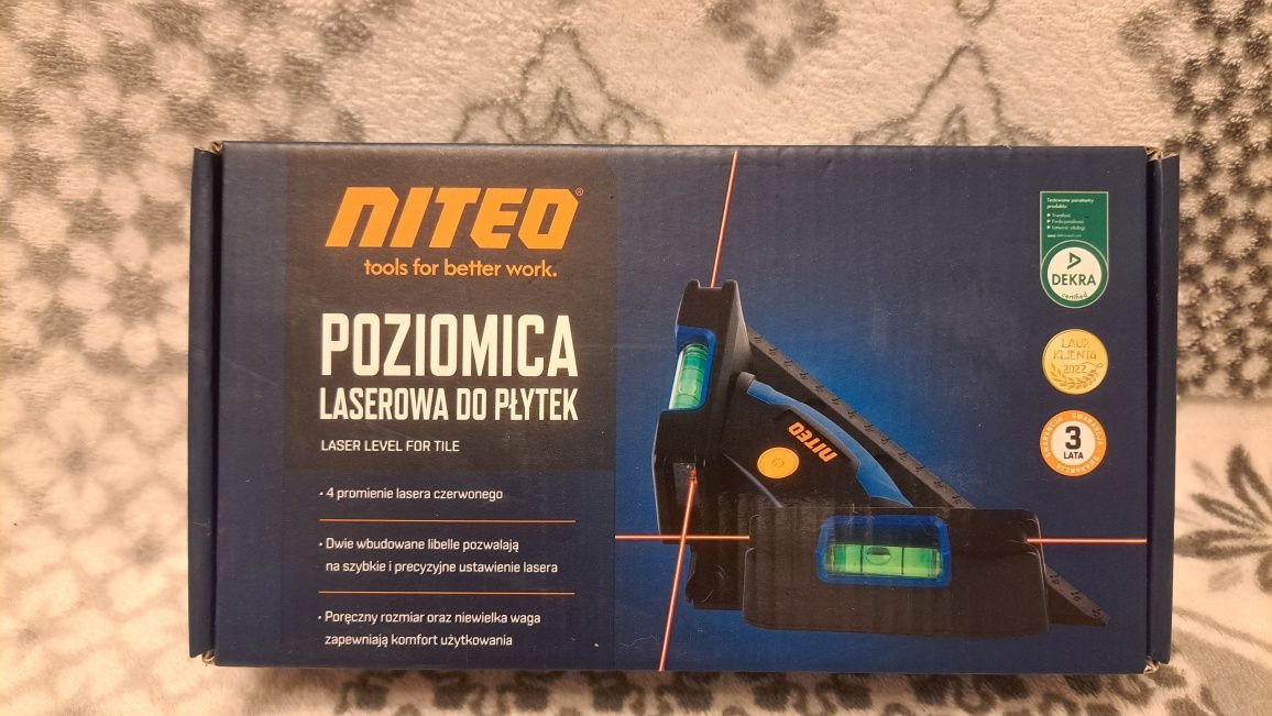 Nowa Laserowa Poziomica do Płytek firmy Niteo