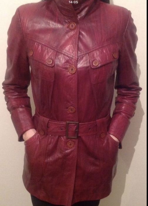 Куртка кожаная, пиджак. Размер 42