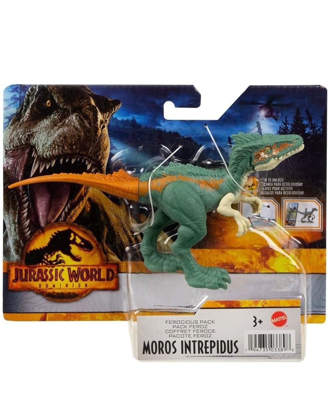 Jurassic world Moros Intrepidus оригінал Mattel динозавр