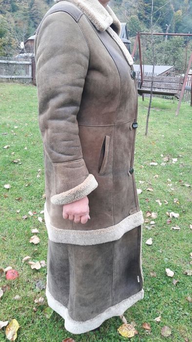 Дублянка жіноча дубленка женская  регулюється по висоті