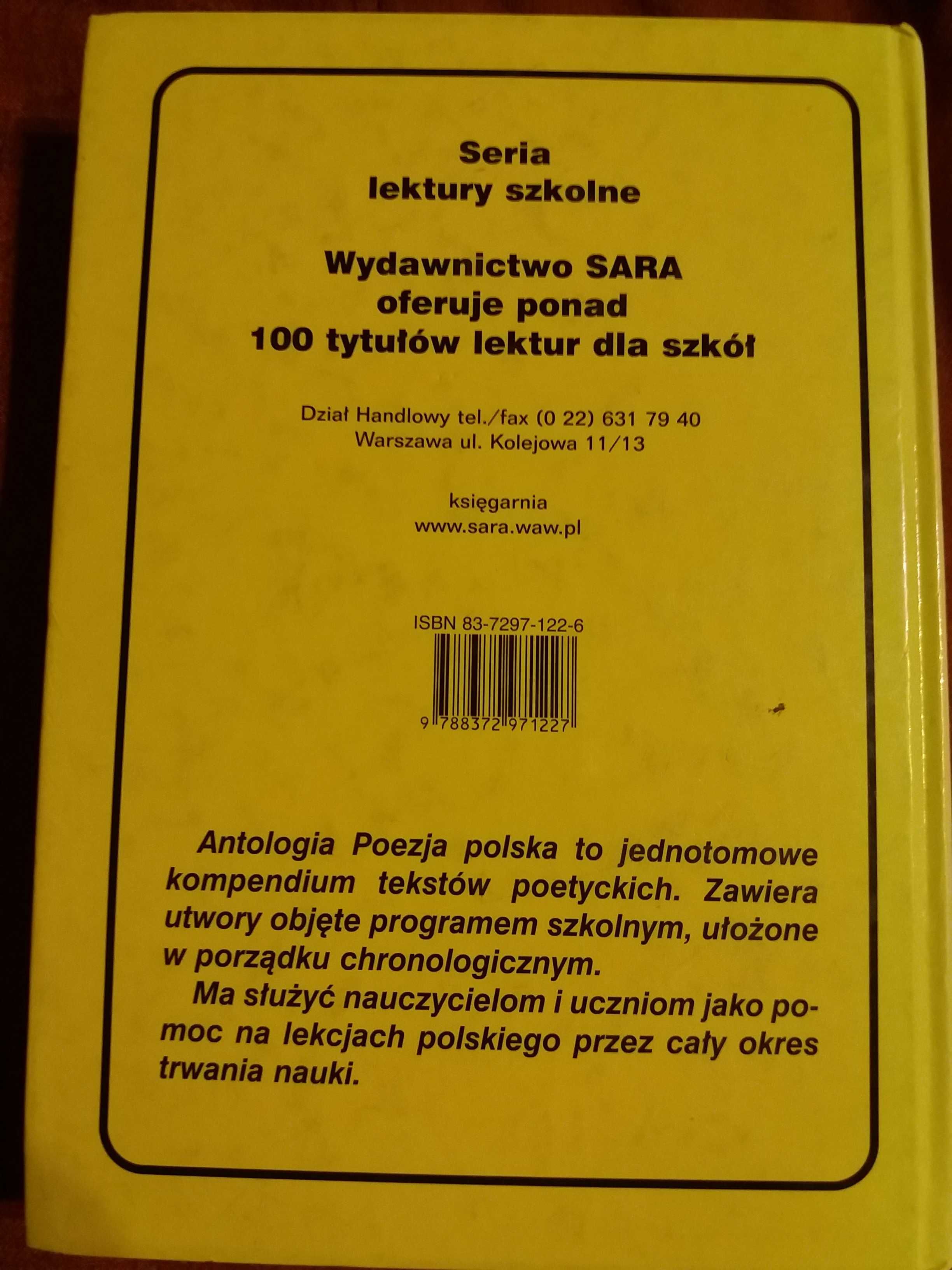 Poezja Polska antologia