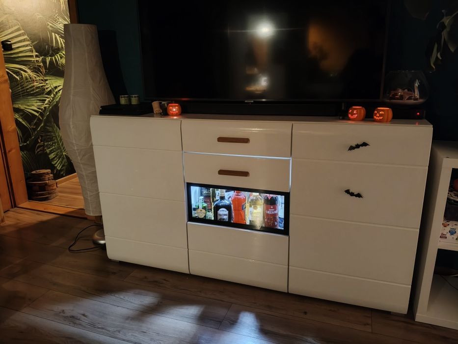Komoda biała połysk Agata meble
