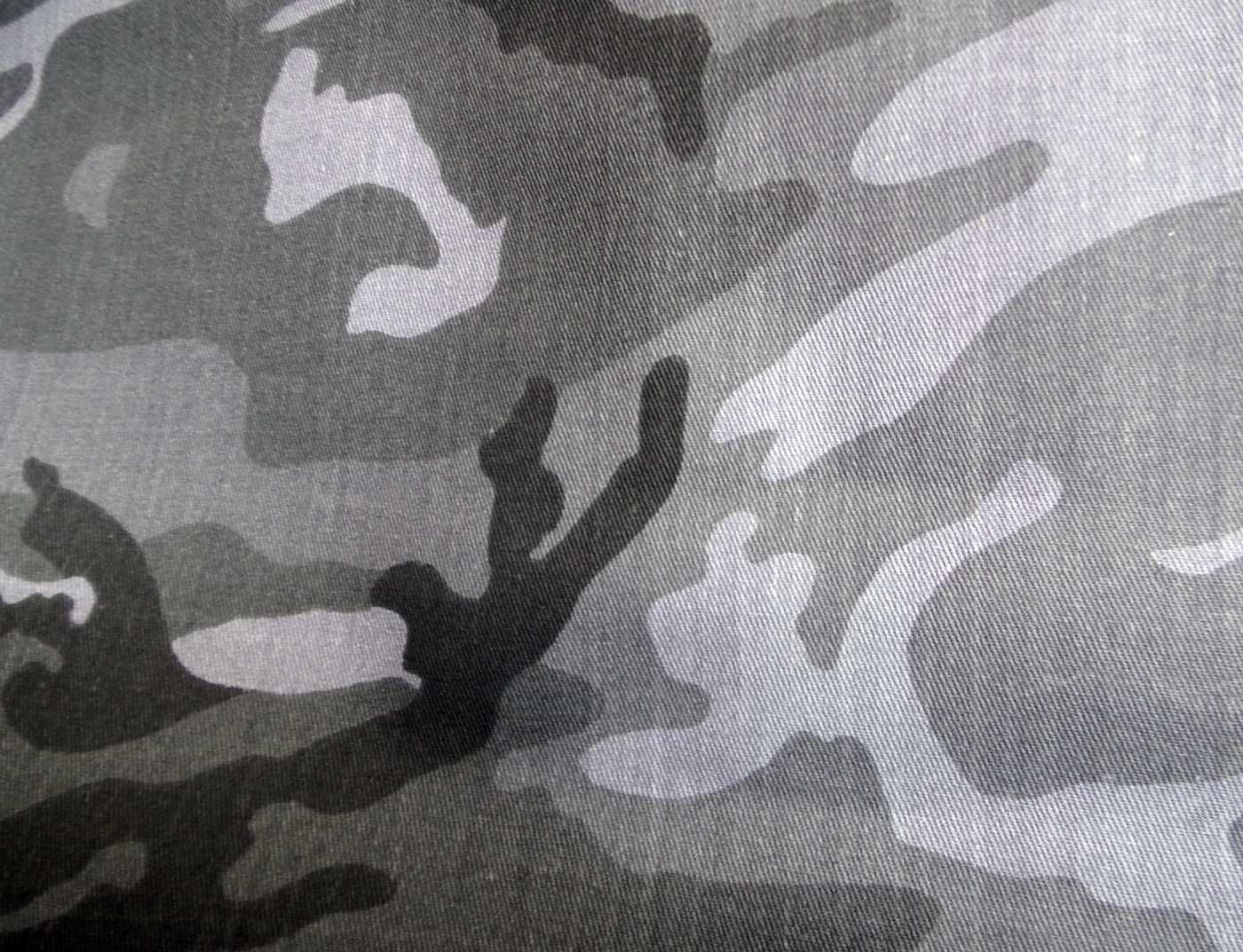 Tkanina MORO military, szara, 100% bawełna 2 metry bieżące