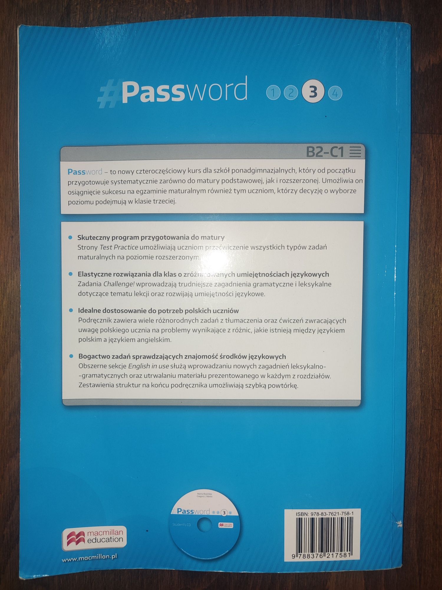 Password 3 podręcznik z płytą