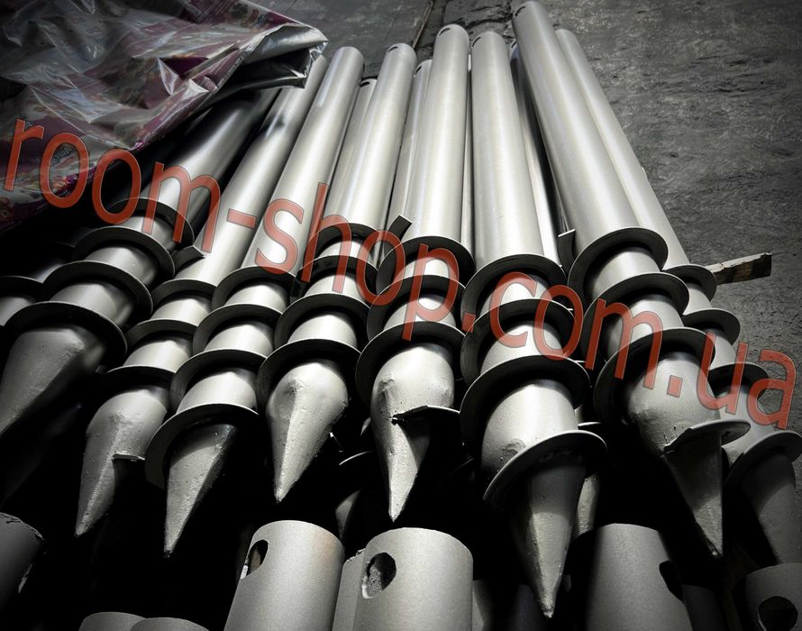 Сваї, палі, свая, гвинтові палі, монтаж, винтовая свая, установка