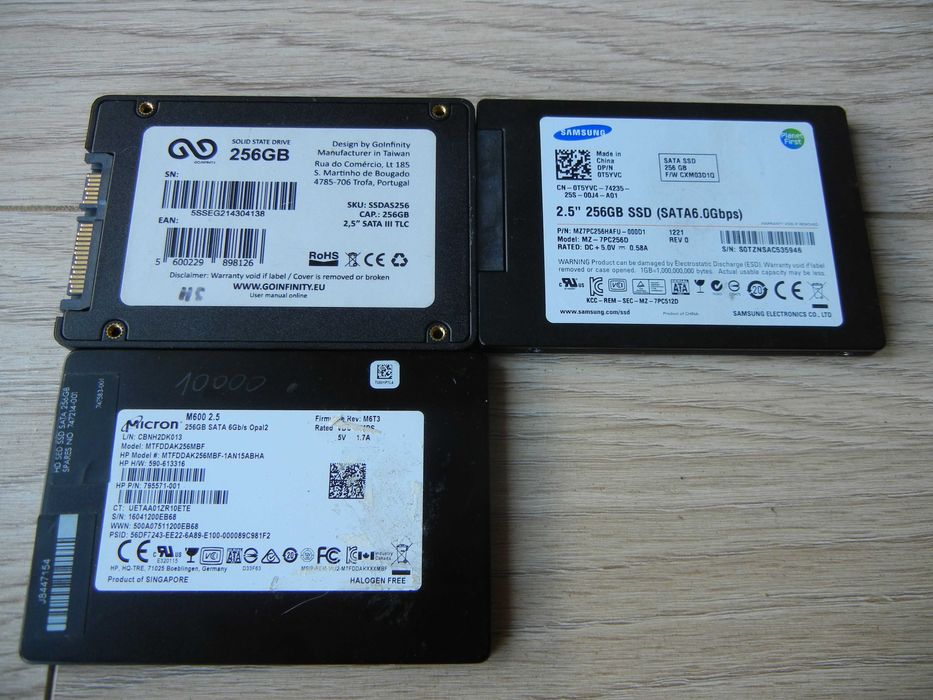dysk twardy SSD SATA 2,5" do laptopa