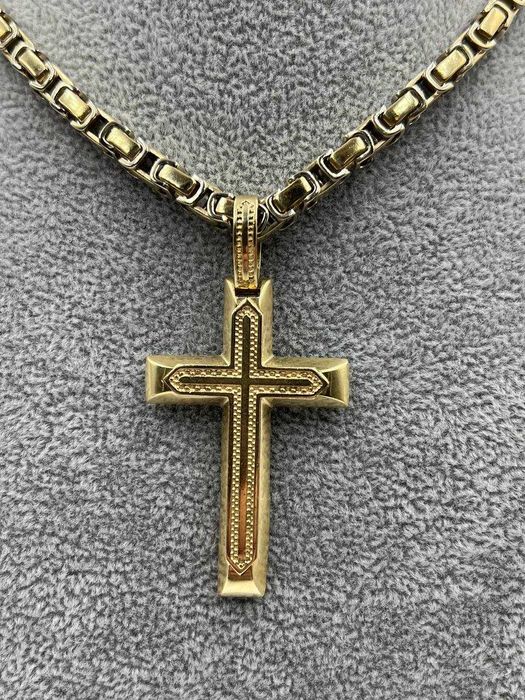 Złote krzyżyk 14K 8.98g.