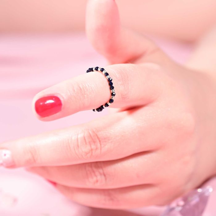 Pierścionek na gumce noc kairu