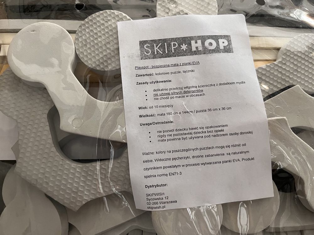 Skip hop Mata Playspot Grey/Gold 3 komplety
