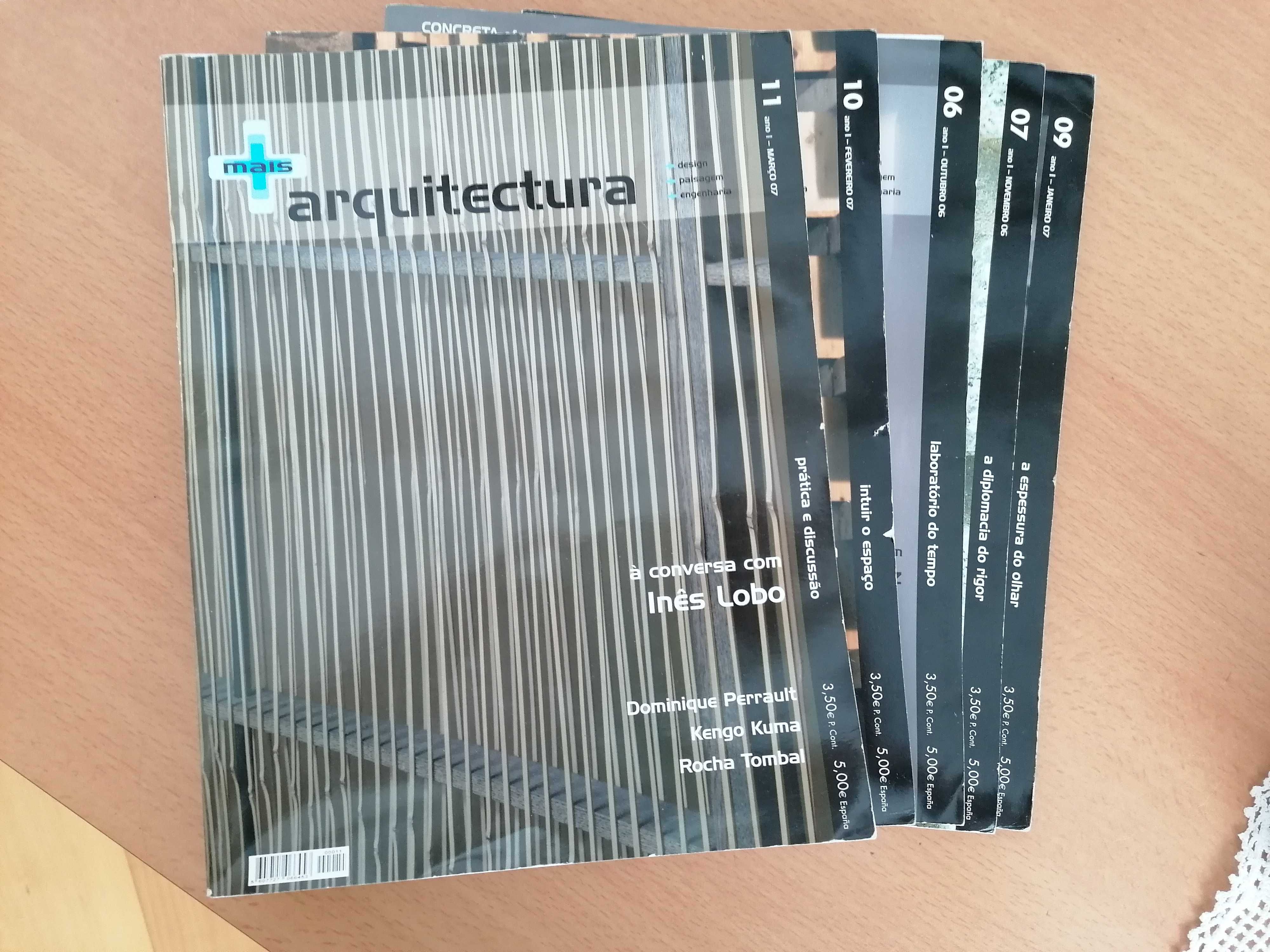 Revistas +arquitectura 6,7, 9,10,11