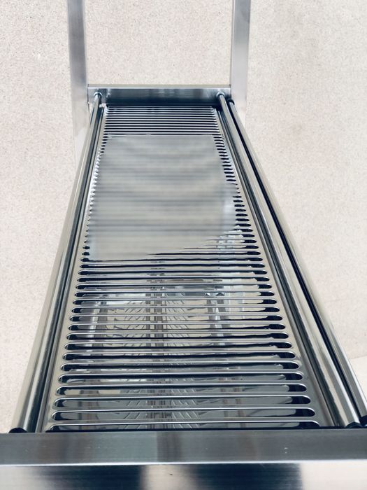 Стелаж сушка для посуду кафе стеллаж ресторан бар нержавійка