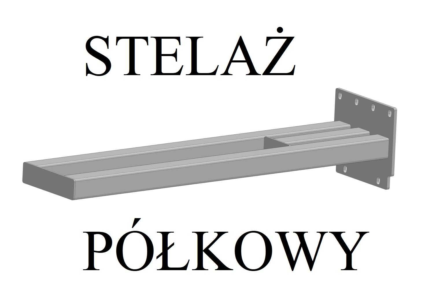 Stelaż Schody półkowe, wspornikowe, wiszące, GWARANCJA