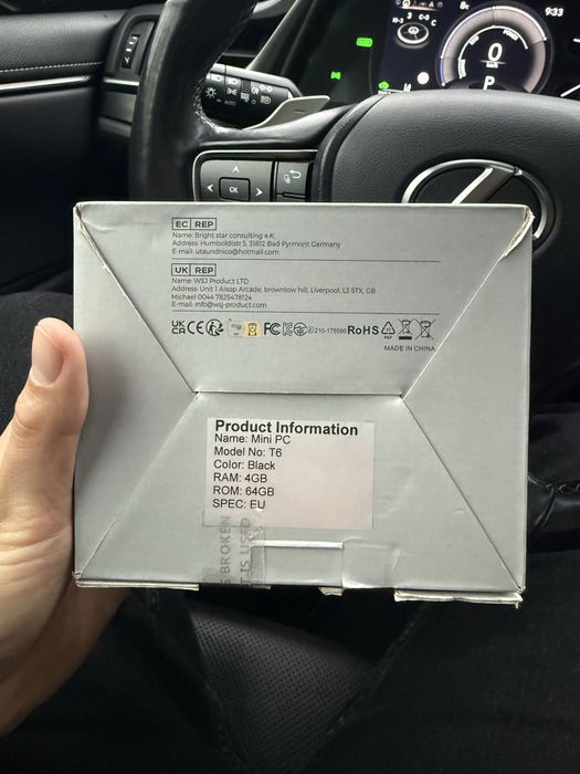 Mini PC Stick NiPoGi 4Go 64Go