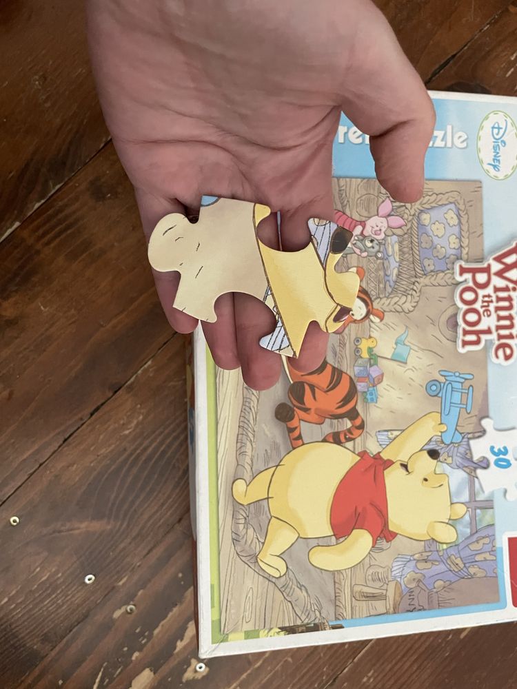 Puzzle dla dzieci 3 latka Kubuś Puchatek Trefl Disney Układanka