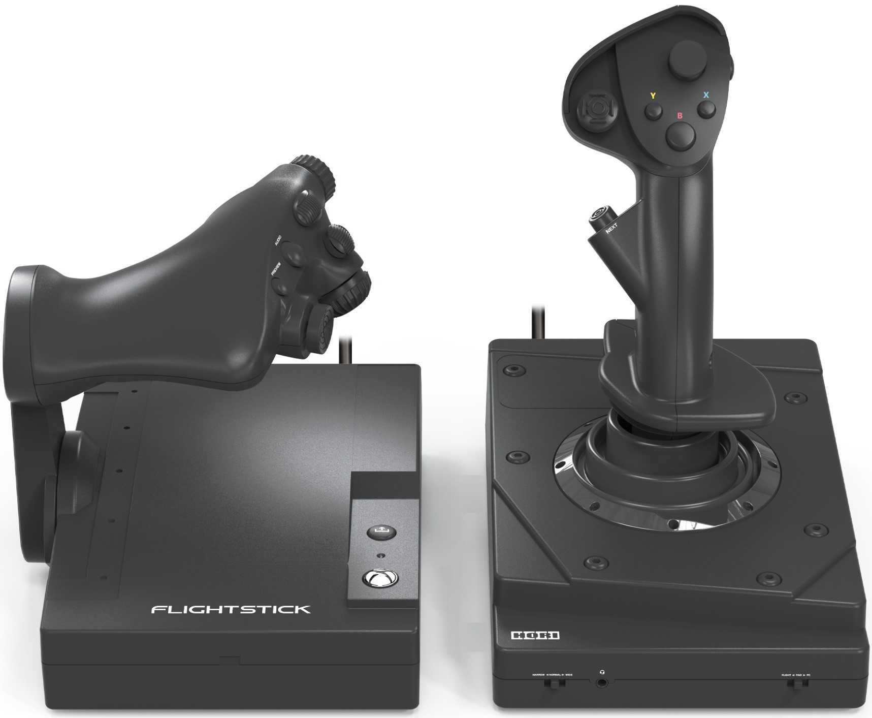 HORI PC XS Xbox One Flight Stick Joystick i przepustnica z Hotas