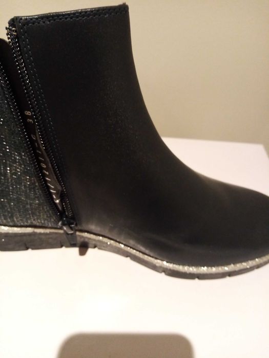 Botins senhora/menina azul marinho 38