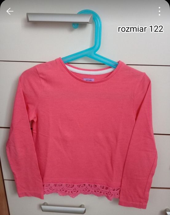 Bluzka dla dziewczynki rozmiar 122