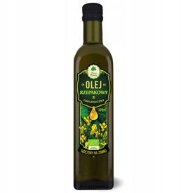 Olej Rzepakowy Eko Tłoczony Na Zimno Dary Natury 500Ml