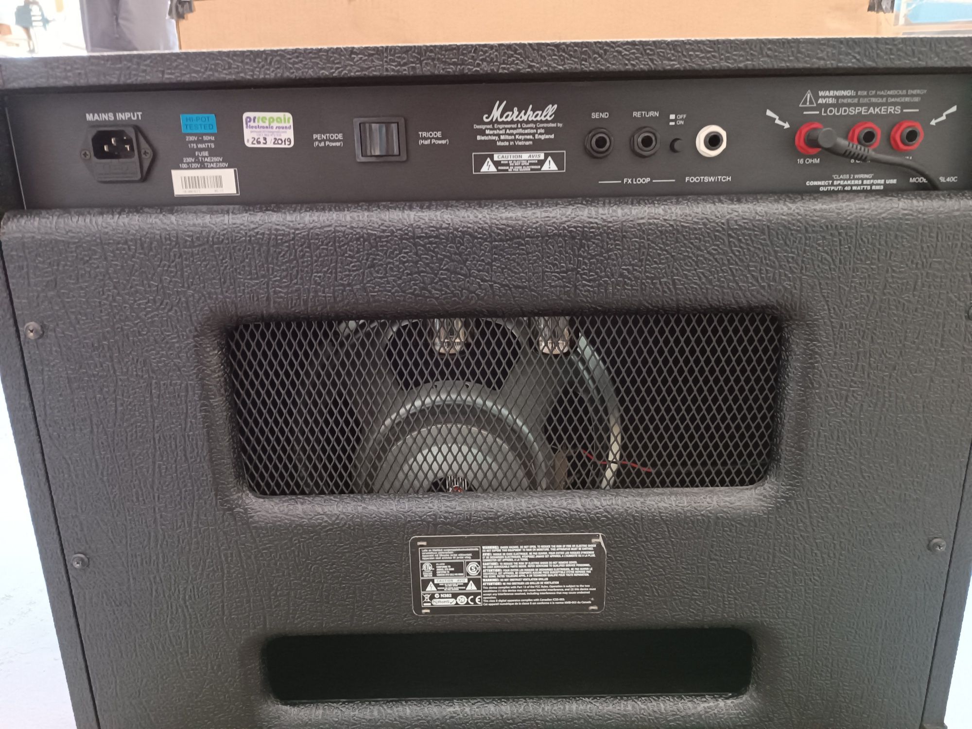 Amplificador Marshall DSL40C